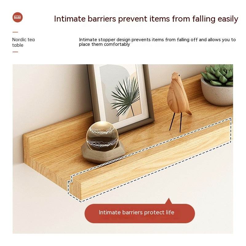 Wall Shelf Household Living Room Hanging Wall Shelf Punch-free - Mubimart