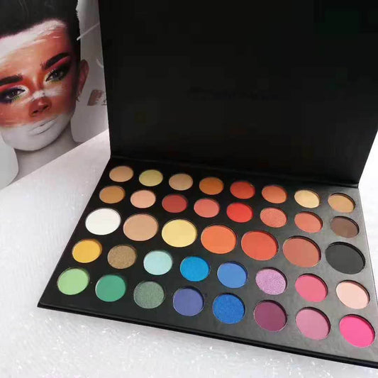 39 color eyeshadow pearlescent matte earth color eyeshadow - Mubimart