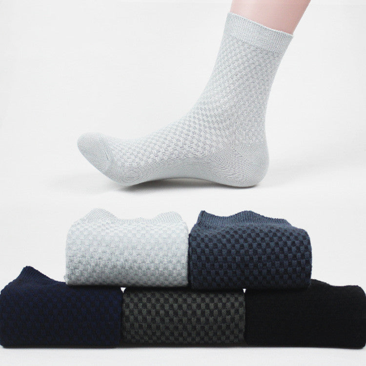 Socks men's new bamboo fiber men's socks - Mubimart -  