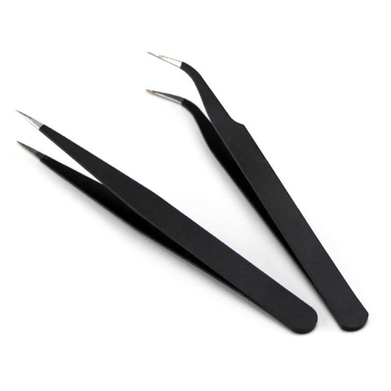 Parts Repair Holder Thickened Metal Tweezers - Mubimart