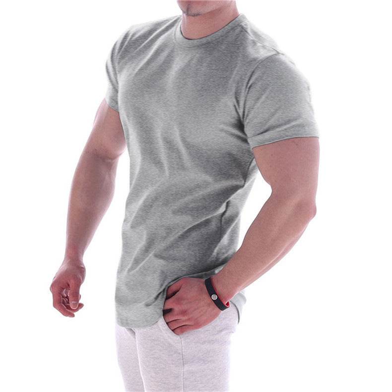 Quick-drying Workout Short Sleeve Men's T-shirt - Mubimart