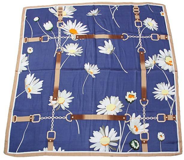 Fashion Silk Scarves Female Printing Hijab - Mubimart