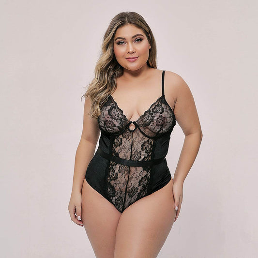 Crossover strap bodysuit - Mubimart