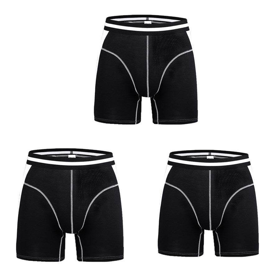 Elongated Modal Men's Boxer Briefs - Mubimart