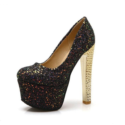 Super high stiletto platform high heels - Mubimart