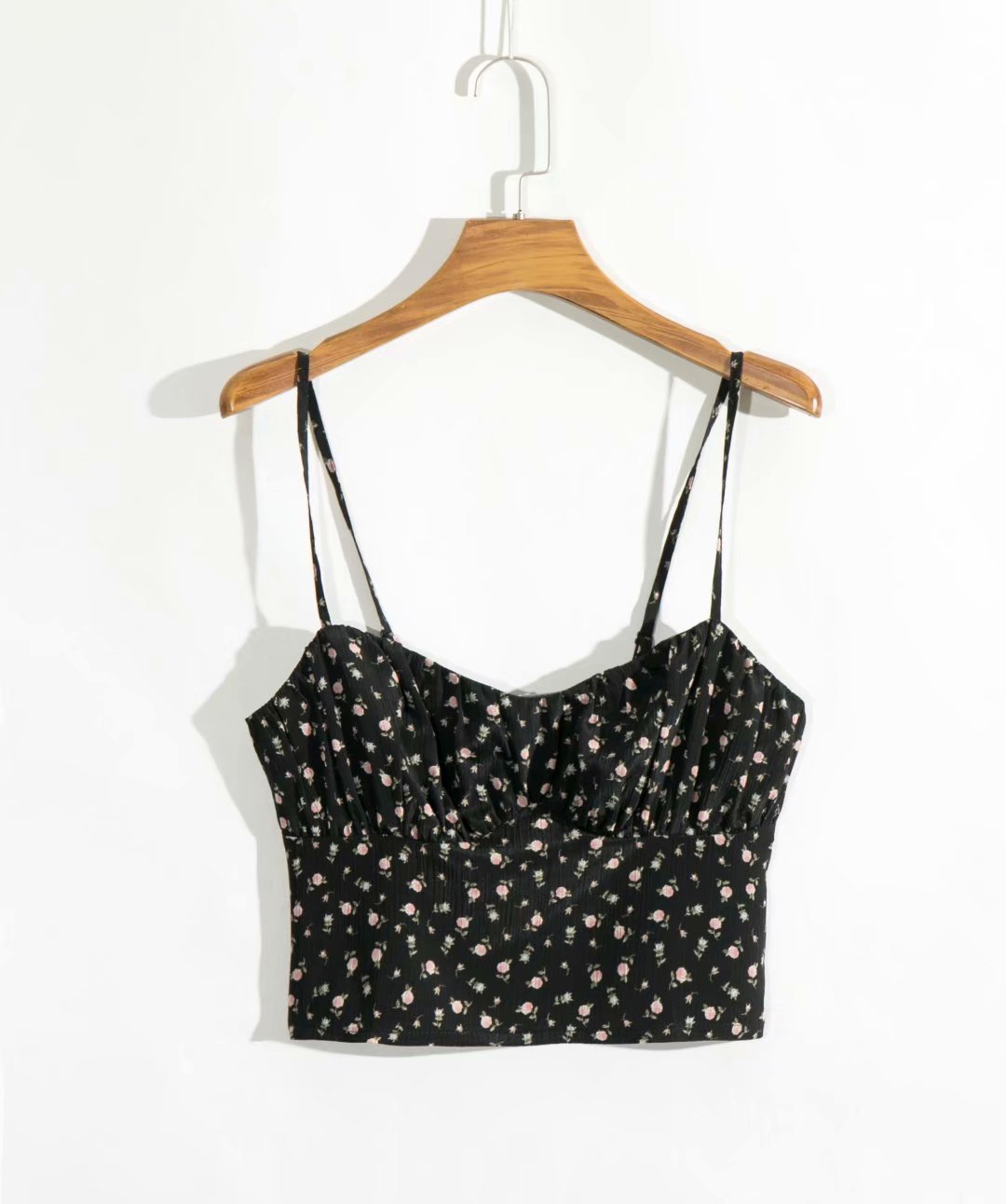 Niche retro short camisole top - Mubimart -  