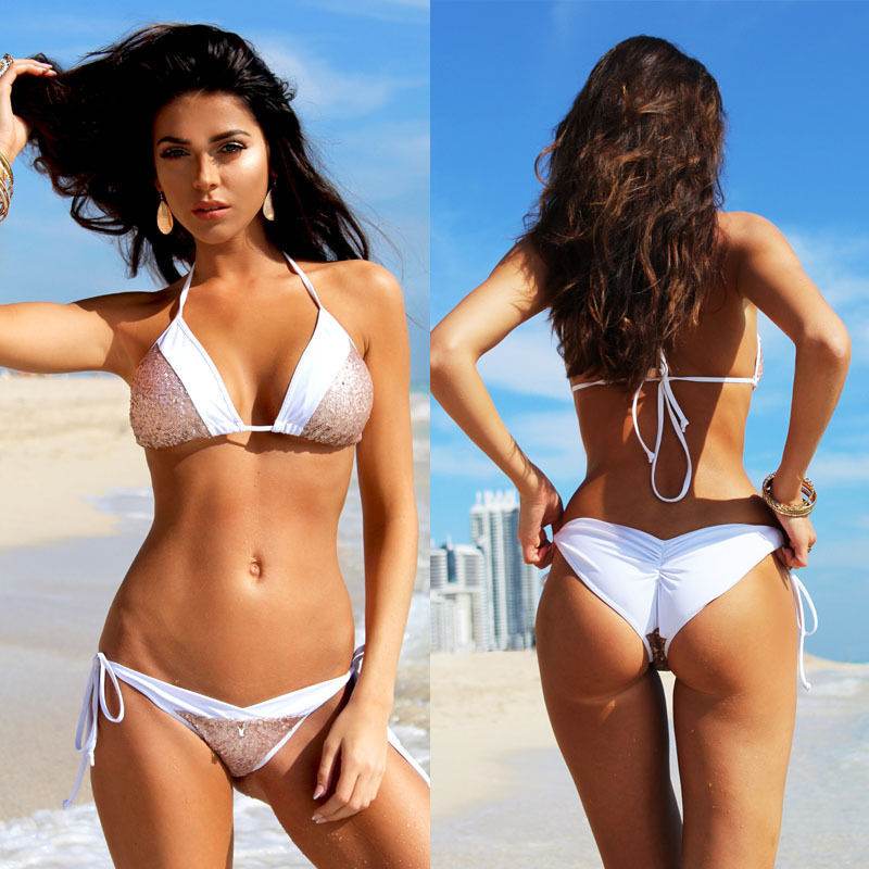 EBay fast selling hot sell 2021 Bikini Bikini Bikini new swimsuit split swimsuit SU0003 - Mubimart