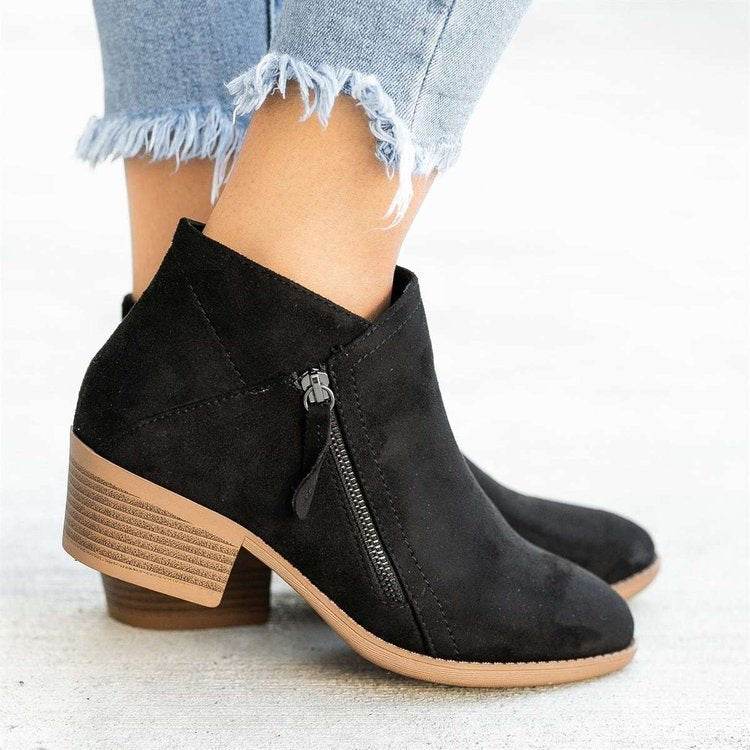 Suede ankle boots - Mubimart