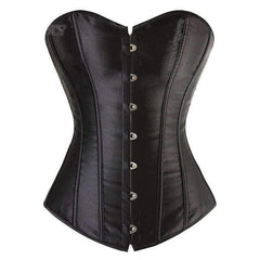 Bustier Lace up Boned Top Corset Waist Shaper - Mubimart -  