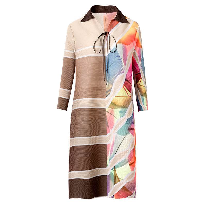 Age Reduction Plus-size Women's Cardigan Trench Coat - Mubimart