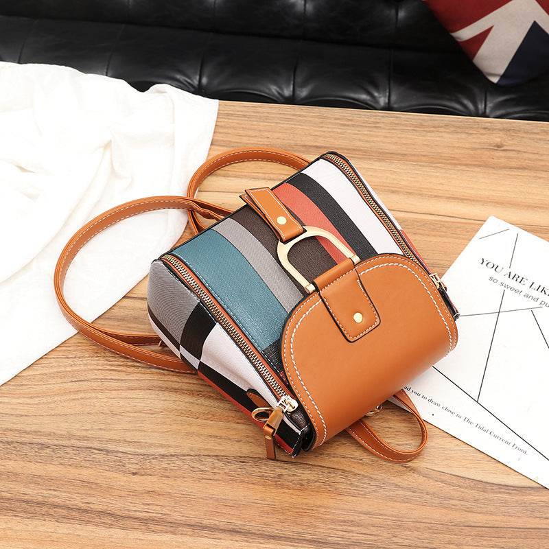 Female pu crossbody handbag - Mubimart