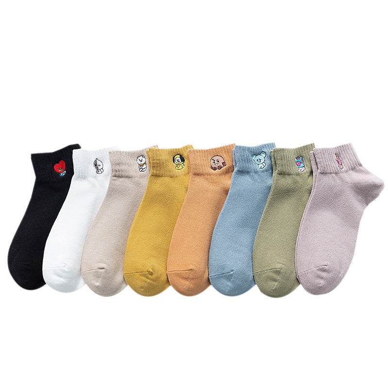Low waist socks invisible boat socks - Mubimart