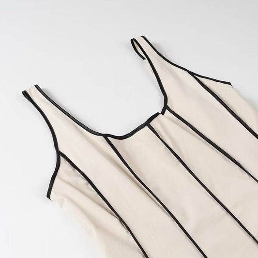 Women's Casual Simple Camisole Dress - Mubimart