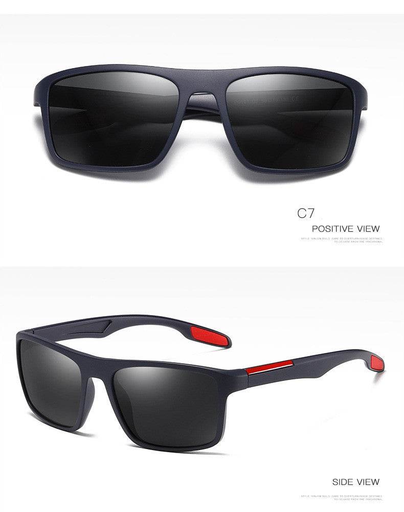 Polarized sunglasses men driving sunglasses outdoor sports glasses - Mubimart