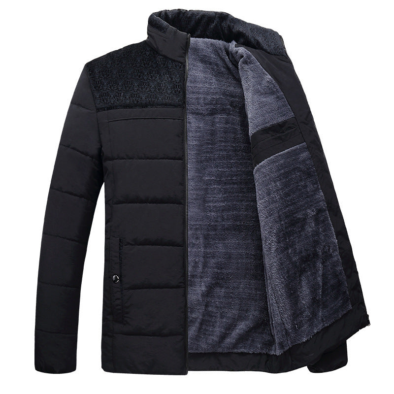 Middle-aged men's business casual down padded jacket