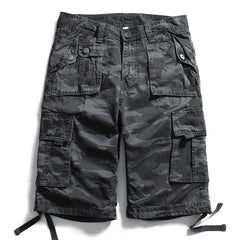 Summer Cotton Camouflage Cargo Shorts