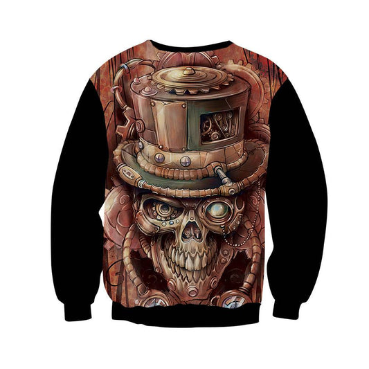 Pullover sweater 3D digital printing sweater - Mubimart