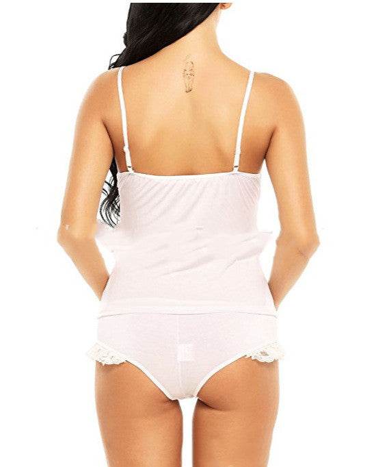 Lace Net Yarn Suit Women's Nightwear Sleepwear - Mubimart