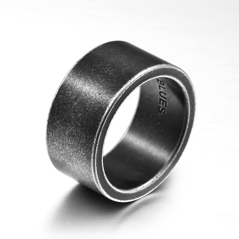 Titanium Steel Men And Women Simple Ring