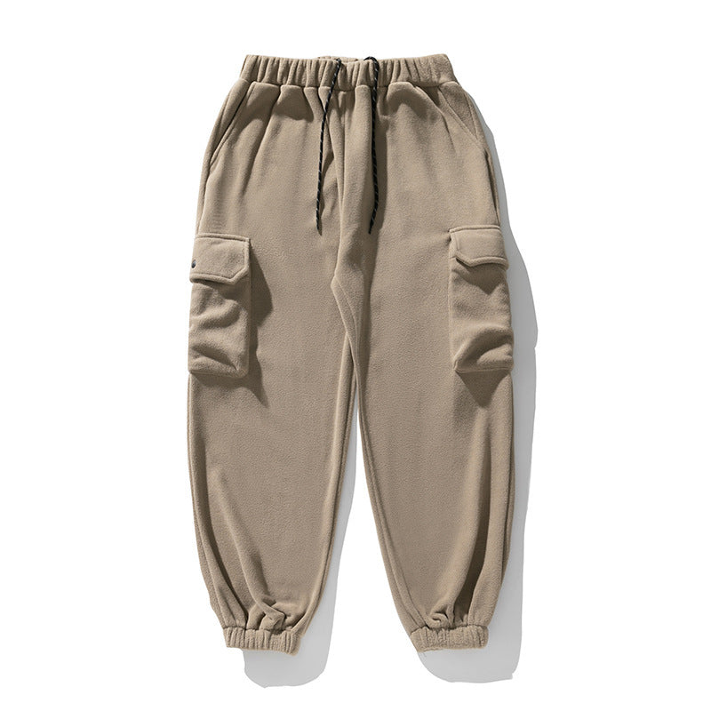 Polar Fleece Loose Sports Workwear Sweatpants