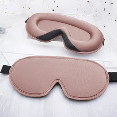 3D Sleeping Eye Mask Stereo Breathable Black Shading Eye Mask - Mubimart - Eye Mask 