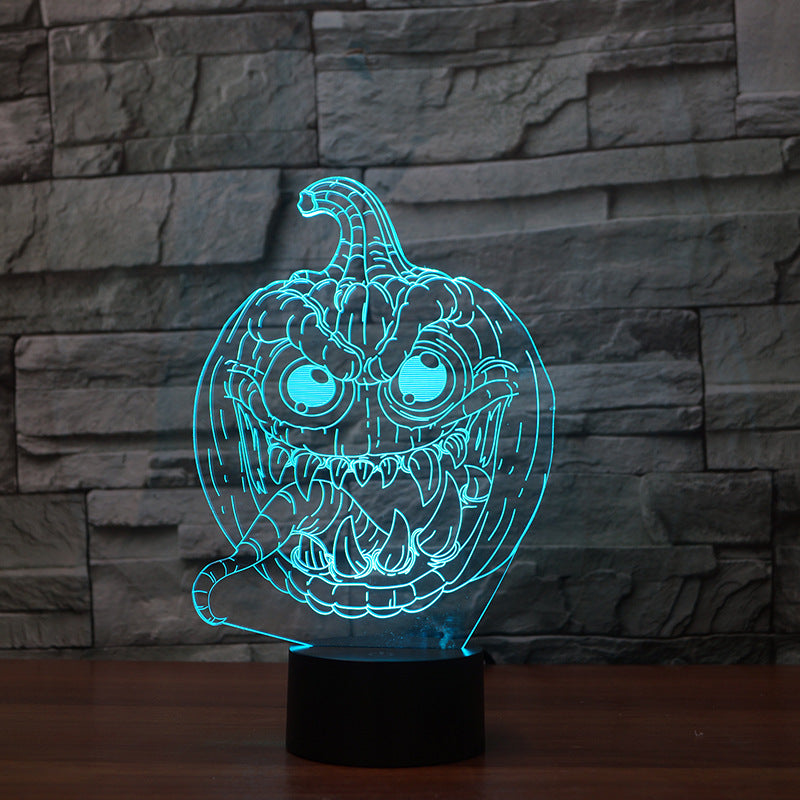 3D lights LED colorful pumpkin lights - Mubimart - Smart Lights 