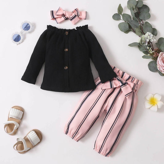 3M-24M Newborn Baby Clothes Set Toddler Girl Outfits - Mubimart