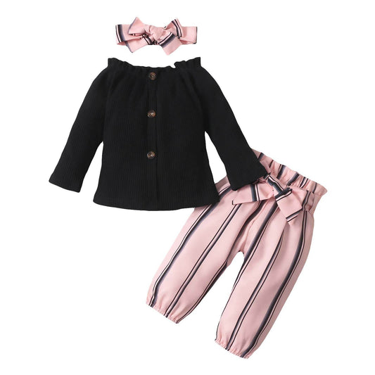 3M-24M Newborn Baby Clothes Set Toddler Girl Outfits - Mubimart