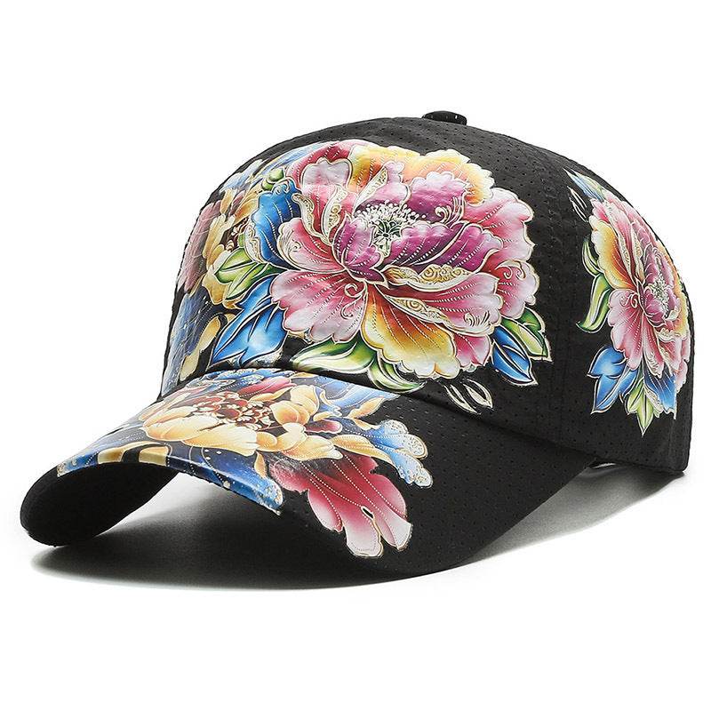 Hat Printing Men's And Women's Same Style Baseball Cap Sun Hat Peaked Cap - Mubimart