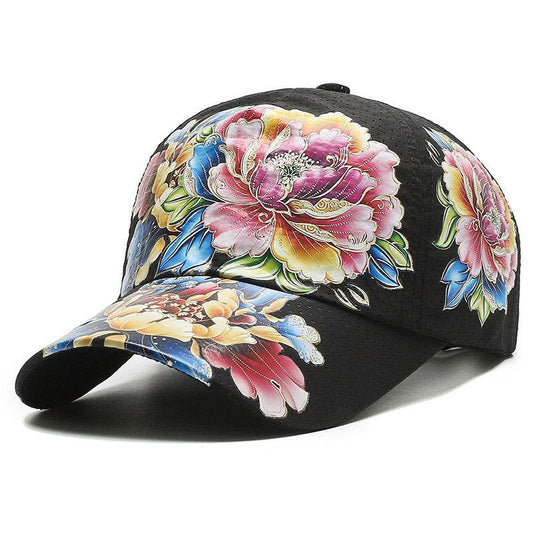 Hat Printing Men's And Women's Same Style Baseball Cap Sun Hat Peaked Cap - Mubimart