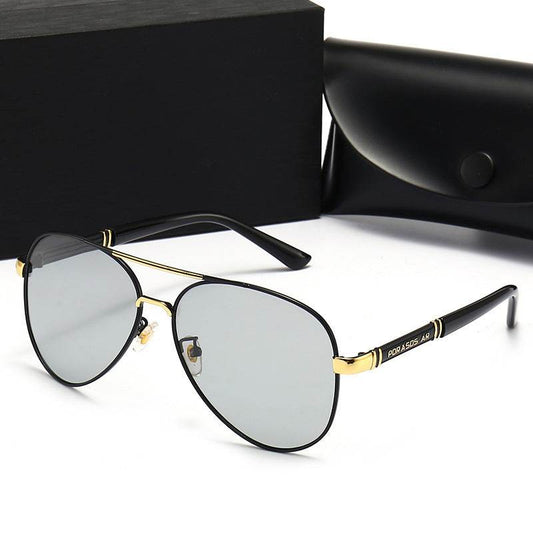 Polarized Sunglasses Men Color Changing Sunglasses - Mubimart
