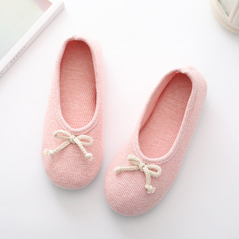 Maternity Indoor Floor Household Shoes Cotton Slipper Female - Mubimart -  