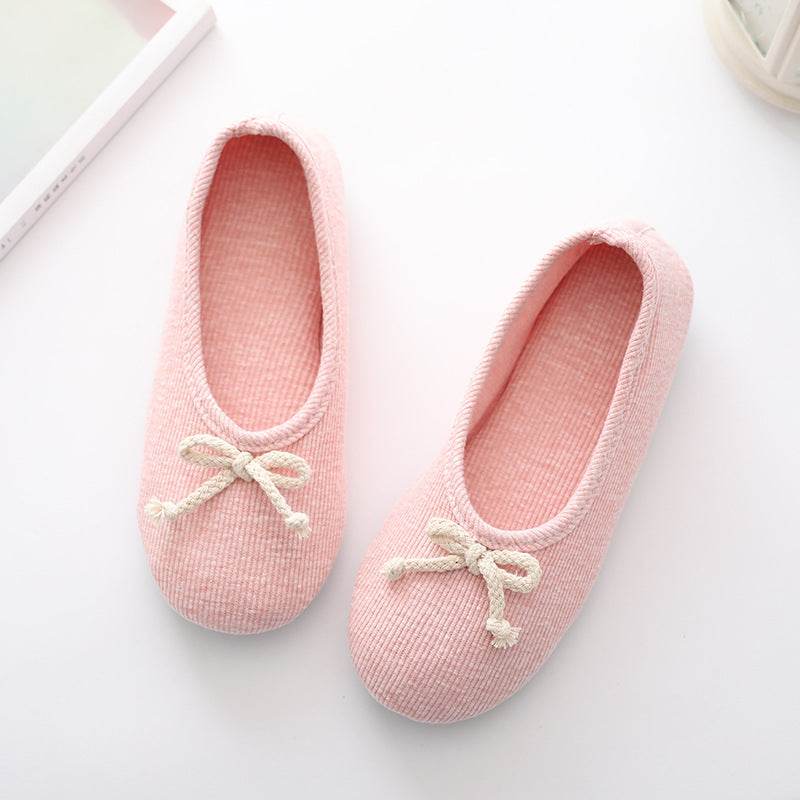 Maternity Indoor Floor Household Shoes Cotton Slipper Female - Mubimart