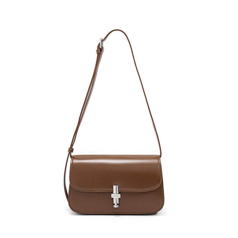 All-matching Genuine Leather Crossbody Bag For Women - Mubimart