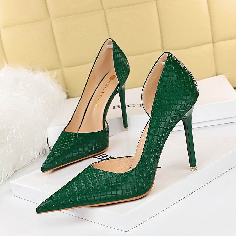 Nightclub Slim Stiletto Super High Heel Pumps - Mubimart