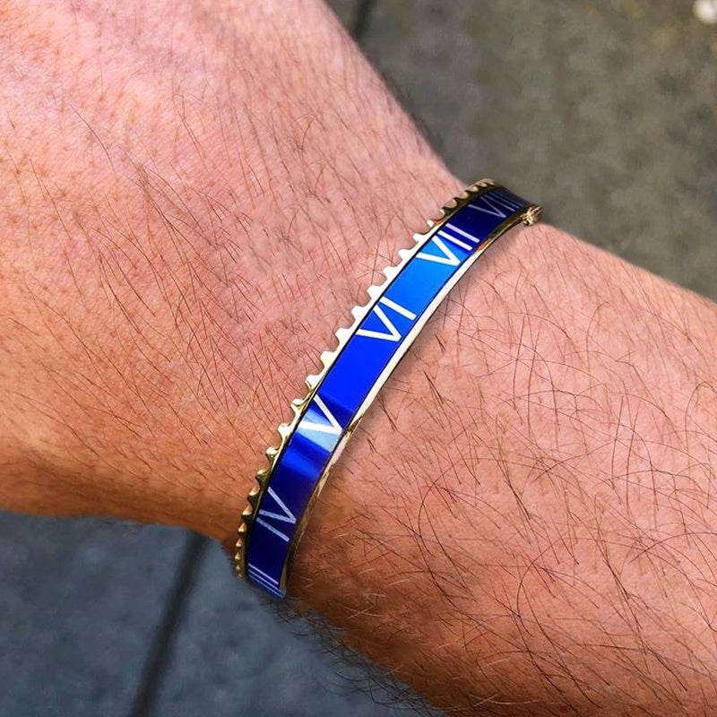 Opening adjustment bangle bracelet - Mubimart