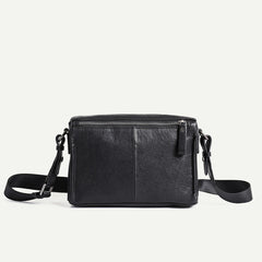 Mens Fashion Retro Casual Cowhide Shoulder Bag