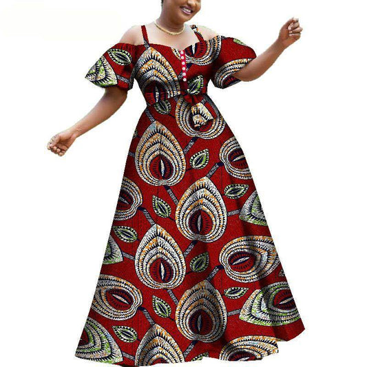 African National Slip Dress For Women - Mubimart