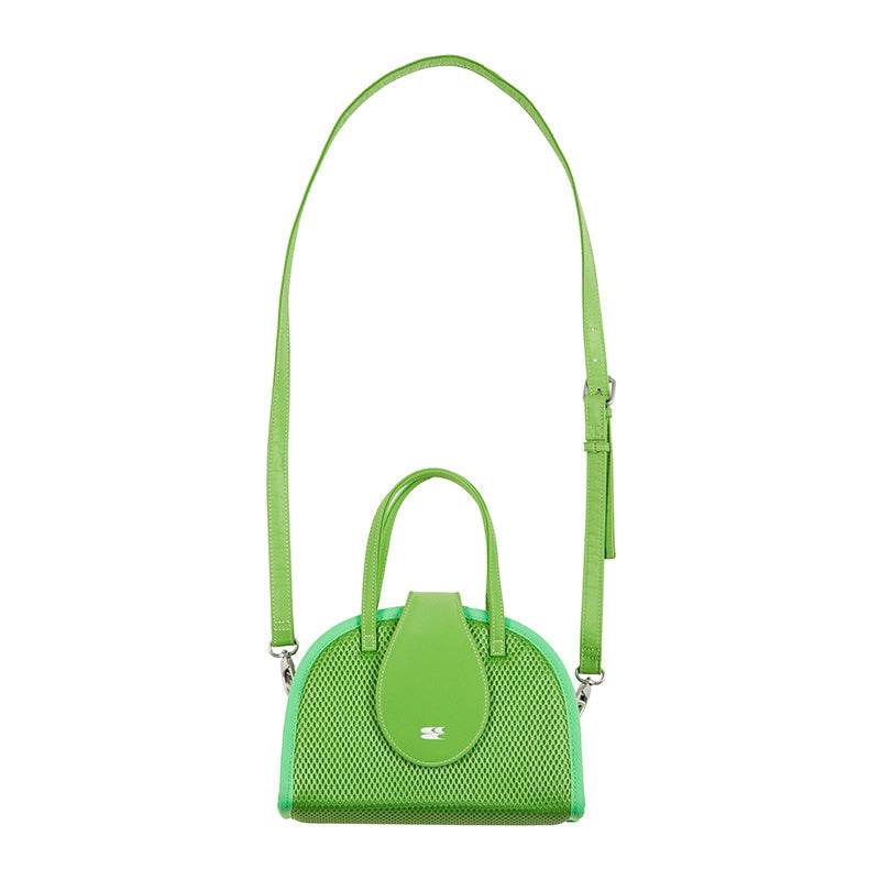 Women's Dynamic Geometric Half Round Satchel - Mubimart
