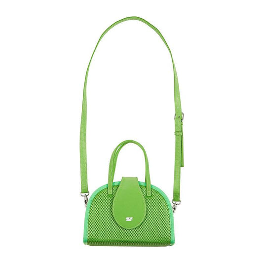Women's Dynamic Geometric Half Round Satchel - Mubimart