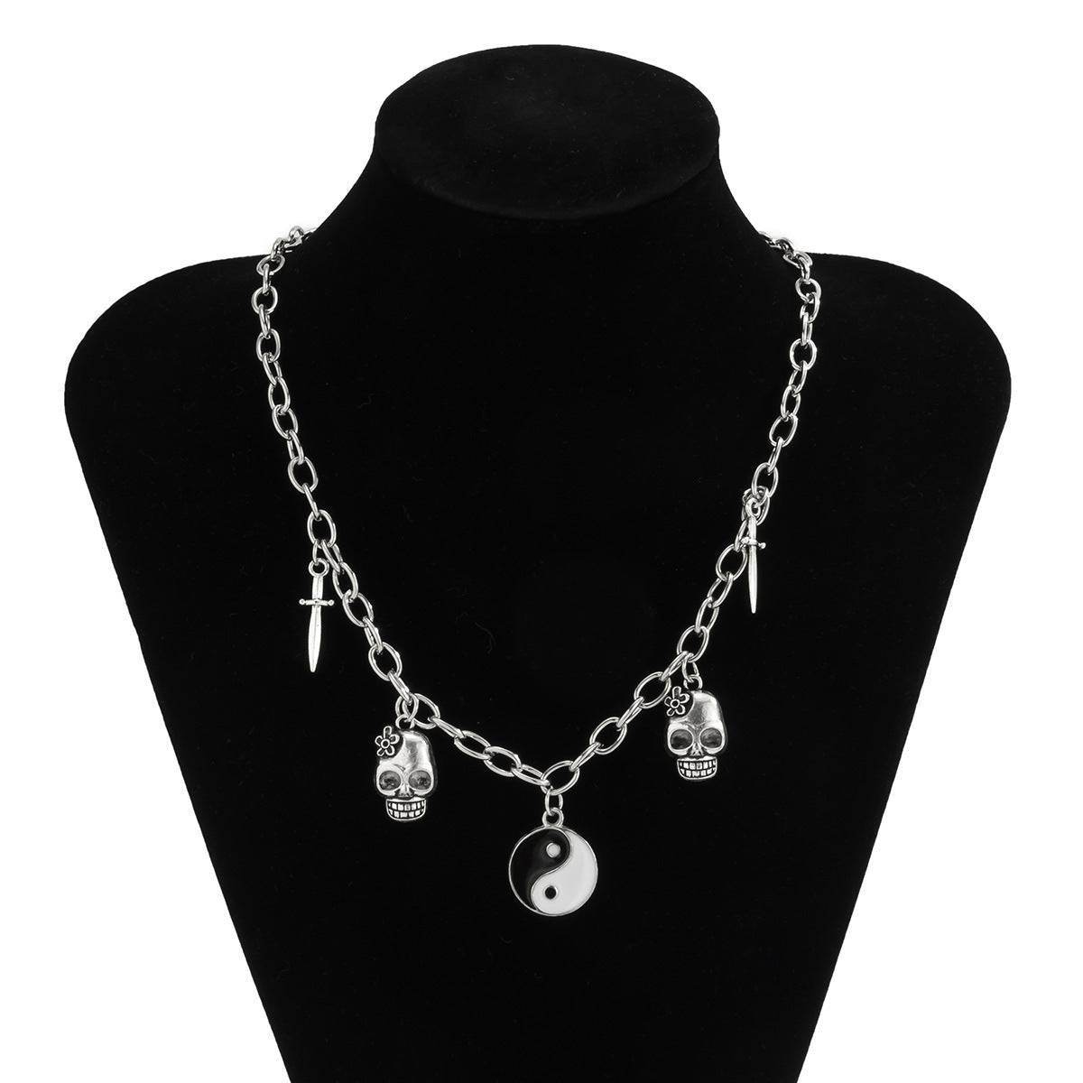 Cross Chain Tai Clavicle Necklace Women - Mubimart