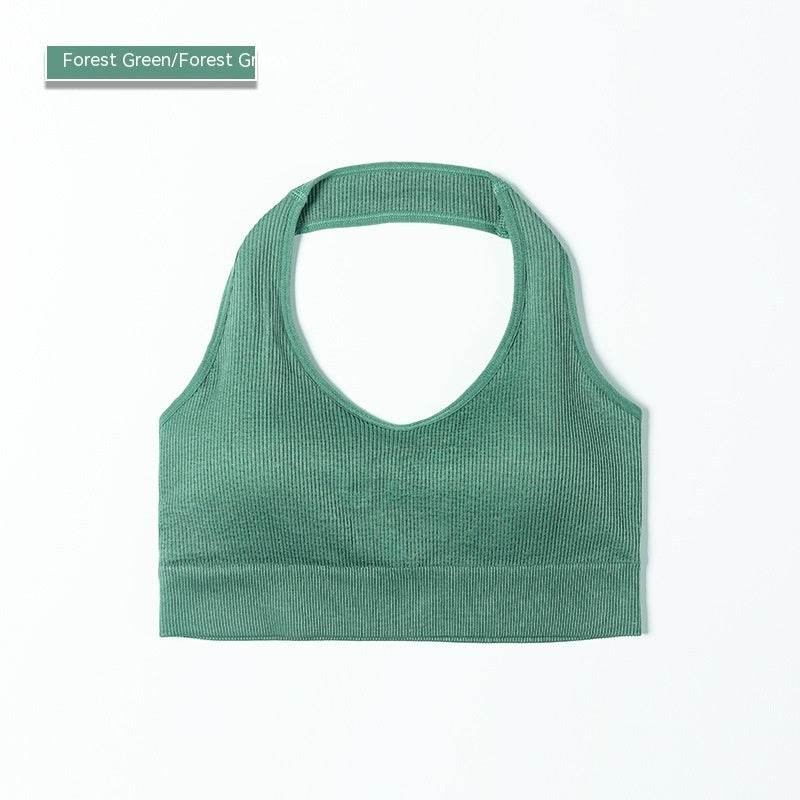 Bra European And American Sports Fitness Yoga Sports Bra - Mubimart