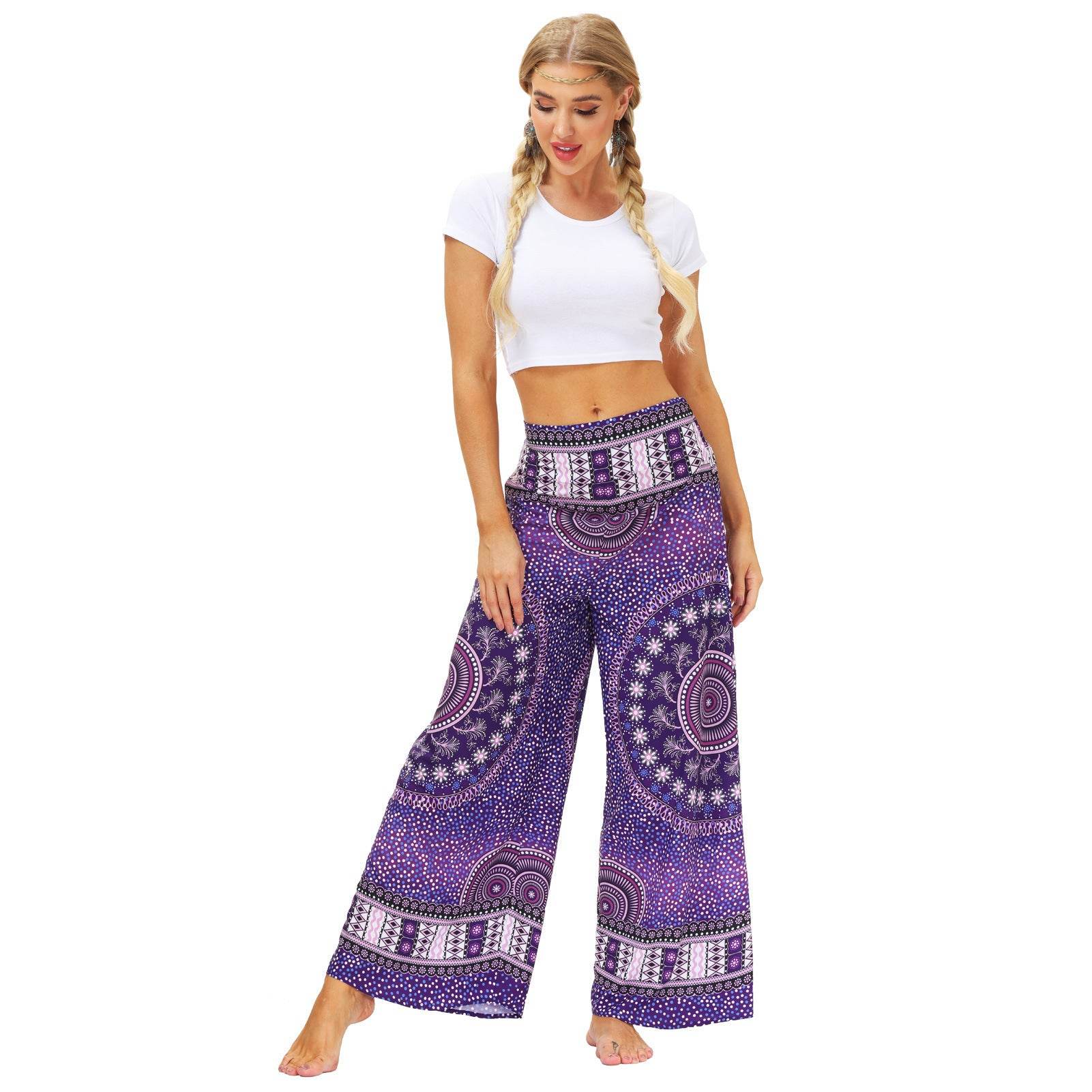 Jumpsuit Women Pants Sweatpants Wide Leg Workout Joggers Yoga - Mubimart