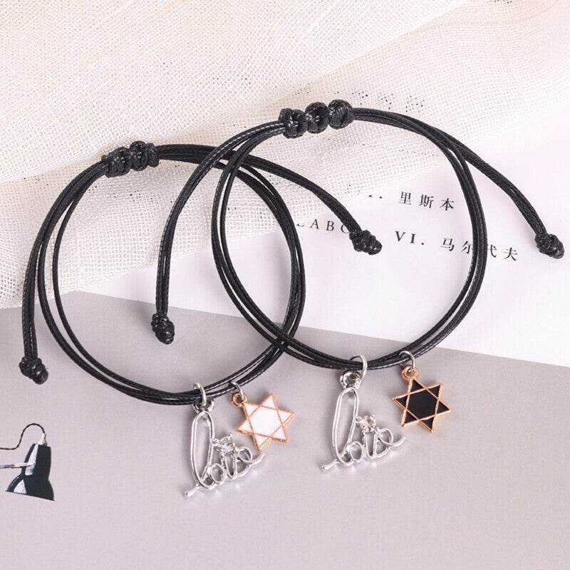 Weaving Men And Women Couple Bracelets Men Bracelets Bracelets Girlfriends Couple Bracelets - Mubimart