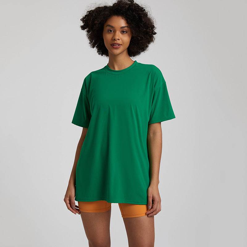 Tight Running Exercise T-shirt Workout Top - Mubimart