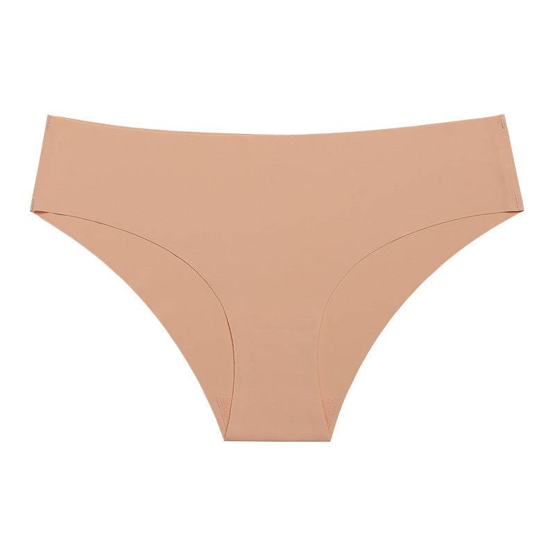 Traceless Women's briefs Pregnant Women Large Size Ice Silk Breathable sports quick dry one-piece briefs - Mubimart