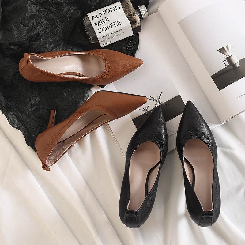 Work Elastic And Simple New Spring Women's Shoes - Mubimart