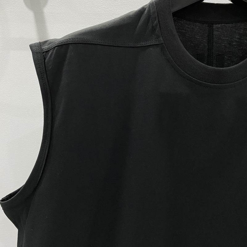 Men's Cotton Sleeveless Loose-fitting Version Of The Black Undershirt - Mubimart