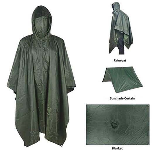 Multifunctional Raincoat Military Waterproof Raincoat - Mubimart
