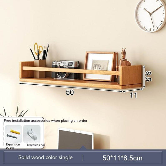 Shelf Partition Wood Board Parcel Shelf Shelf Wall Hanging - Mubimart